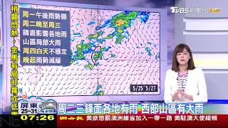 雨神再襲！鋒面今起略北抬　周二晚至周三「防強降雨」