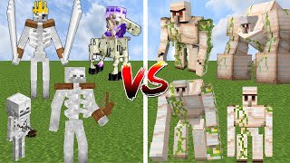 IRON GOLEM vs SKELETON AT EVERY AGE | Minecraft Mob Battle