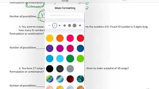 12.2d Permutations and Combinations