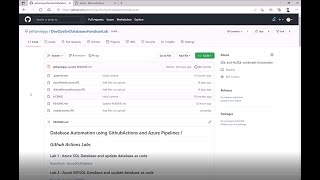 Hands on Labs - DevOps for Database Deployments MySQL, PostgreSQL, Azure SQL