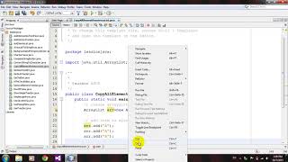 How to Copy All Element from ArrayList in Java Netbeans