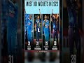 Most odi wickets in 2023 🎯 || Cricket & sports ||