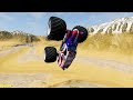 epic escape from the momo monster truck vs giant bulge horror beamng.drive beamax