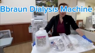 Bbraun Dialysis Machine set up