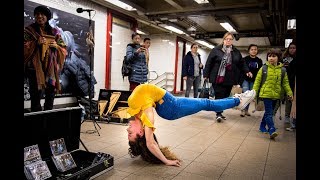 SOFIE DOSSI BREAKS THE 10 MINUTE PHOTO CHALLENGE RECORD IN NYC SUBWAY