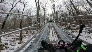 Wilderness Run Alpine Coaster Sugar Mountain, North Carolina (REALLY FAST \u0026 FUN)