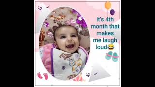 Baby girl one year journey#1st birthday video# 0-12 months Baby journey