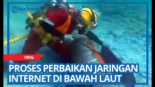 Proses Perbaikan Jaringan Internet di Bawah Laut