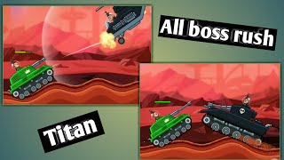 titan tank | all boss rush | hills of steel all bosses | android gameplay...#21