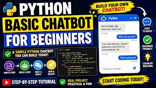 I Built a Beginner Python Chatbot in Minutes (Step-by-Step Tutorial)