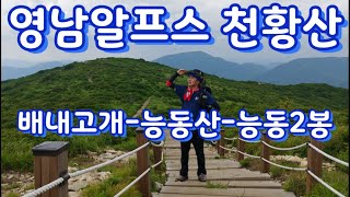 영남알프스 천황산 등산  / 하늘억새길 4코스 단풍사색길 / 배내고개 능동산 능동2봉