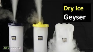 Dry Ice Water Geyser Experiment for Kids