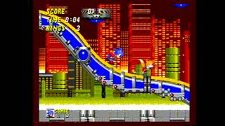 Sonic 2 Chemical Plant Unused Animated Tiles Demonstration