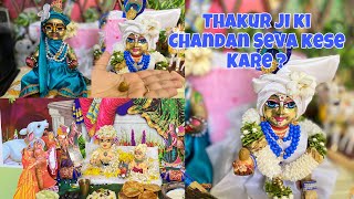 Akshaya tritiya par laddu Gopal ki Chandan seva #priyankapanditofficial6820 #laddugopal #radheradhe