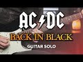 AC/DC - Back in Black (Guitar Solo Cover)