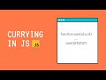 Currying in Javascript (Functional Programming)