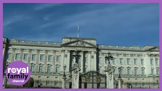 Flags Raised Above Buckingham Palace Ending National Mourning Period for Prince Philip