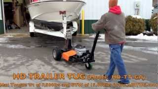 Airtug Trailer Tug-HD-GA - moving dual axle boat trailer