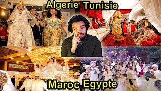 مقارنة بين اجمل الاعراس فى ( الجزائر - المغرب - مصر - تونس )