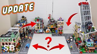 HUGE Layout Changes to Fred-BRICKS-burg! // Lego City Update