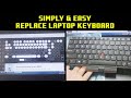 How to replace Lenovo Thinkpad P52S keyboard tutorial