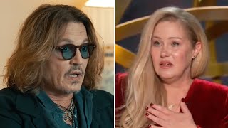 Johnny Depp REACTS to Christina Applegate’s Speech at the 2024 Emmy Awards