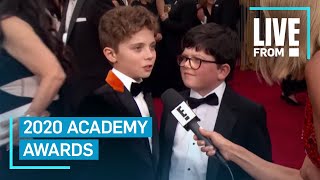 Watch "Jojo Rabbit" Stars' Adorable Argument at 2020 Oscars | E! Red Carpet & Award Shows