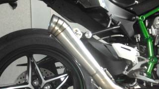 Ninja H2　LCIチタンGPスリップオンマフラー（バッフル装着）