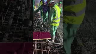 PT Slab Casting. #shortvideo #construction #slab #pt #dxb #dubai #concrete