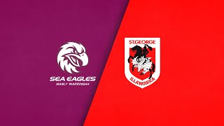 NRL 2024 | Sea Eagles v Dragons | Full Match Replay | Round 15