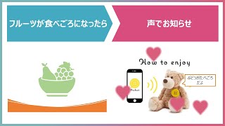 フルーツの食べごろをセンサーが検知！声で教えてくれるレシピ【NRIネットコム コー・ネット事業推進部】