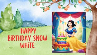 🎂 Happy Birthday Snow White | Kids Song \u0026 Storytime\