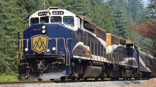 Rocky Mountaineer! RMRX 8014 Westbound near Revelstoke BC on the Shuswap Subdivision.