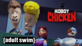 Beavis and Butt-head in Teen Titans | Robot Chicken | Adult Swim