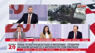 Κόντρα Πλεύρη, Μαρκογιαννάκη \u0026 Σπίρτζη για τα Τέμπη | Γεγονότα 2.0 | ATTICA TV