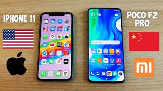 IPHONE 11 VS POCO F2 PRO - ДВА ФЛАГМАНА ПО РАЗНЫМ ЦЕНАМ! ПОЛНОЕ СРАВНЕНИЕ