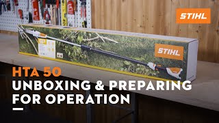 HTA 50 UNBOXING AND PREPARING FOR OPERATION​