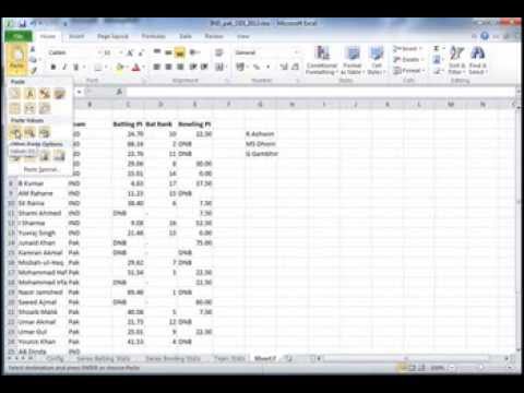 Excel Tutorials: Moving Data and Modifying Worksheets