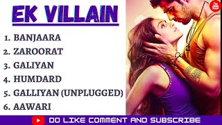 Ek Villain Movie All Songs | Sidharth Malhotra & Shraddha Kapoor| Romantic Songs| ALL HITS