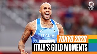 🇮🇹 🥇 Italy's gold medal moments at #Tokyo2020 | Anthems