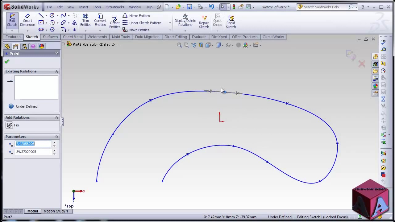 SolidWorks Advanced Parts 06 Spline Tools Bangla - YouTube