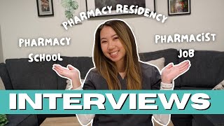 Pharmacy Interviews Tips & Advice | Pharmacy School, Pharmacy Residency, Pharmacist Job Interviews