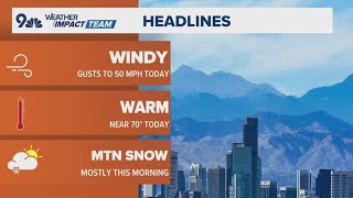 Latest forecast | Warm and windy Tuesday, snow potential next week