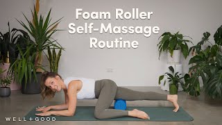 15 Minute Guided Foam Roller Workout for Self-Massage with @GoChloPilates| Good Moves | Well+Good