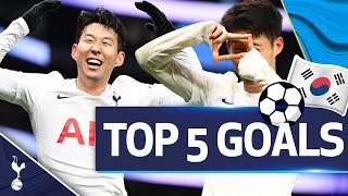 Heung-Min Son's TOP FIVE Premier League goals of the season!