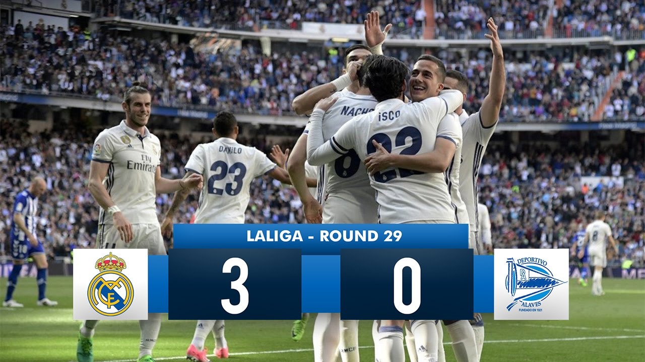 Real Madrid 3-0 Deportivo Alavés HD 1080i Full Match Highlights (04/04 ...