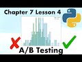 A/B testing in Python: Step-by-Step | Full Course On Statistics for Data Science with Python.