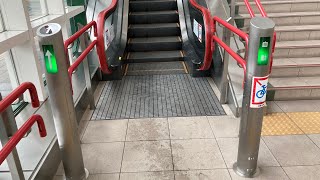 手稲駅北口のエスカレーター