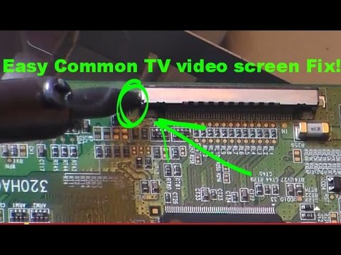 Common easy LCD TV fix: bad picture screen rainbow colors Common easy LCD TV fix: bad picture screen rainbow colors