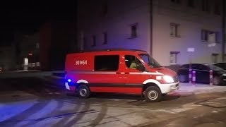 [Zimowo] Wyjazd alarmowy 301[T]64 SLRChem Mercedes Sprinter/WISS | JRG 1 Kielce